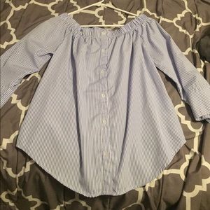 Pinstripe blouse